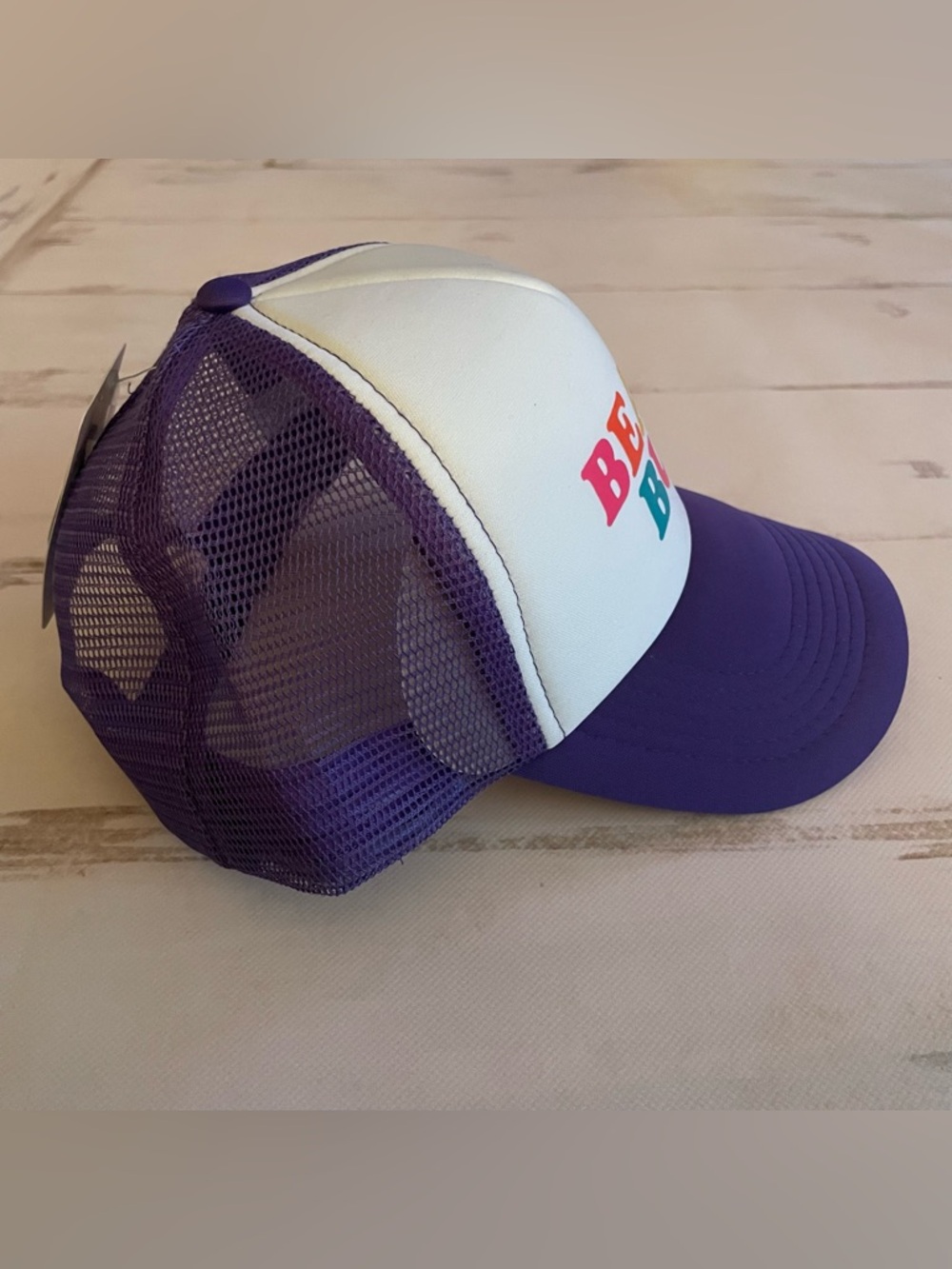 Pacific Brim Beach Bum Trucker Hat Purple - Picture 3 of 7